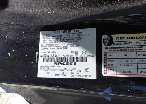 2008 Ford Mustang V6 Deluxe/V6 Premium from USA, damaged, VIN 1ZVHT80N285109141